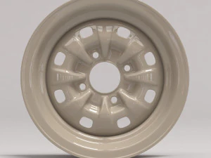 MK1 Escort Mexico stalen wielen printbaar 3D printmodel