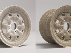 MK1 Escort Mexico Steel Wheels printable 3D-Druckmodell