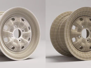 MK1 Escort Mexico Steel Wheels printable 3D Print Model