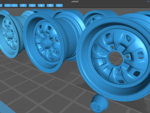MK1 Escort Mexico Steel Wheels printable 3D Print Model