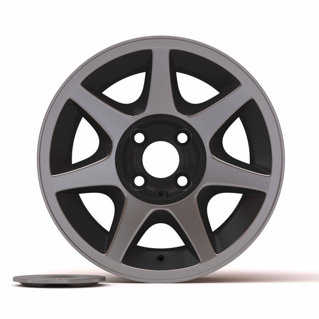 Ford-RS 7 rim concave printable 3Dプリントモデル .c4d .max .obj .3ds .fbx .stl .blend 