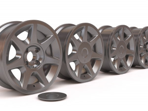 Ford-RS 7 rim concave printable 3Dプリントモデル
