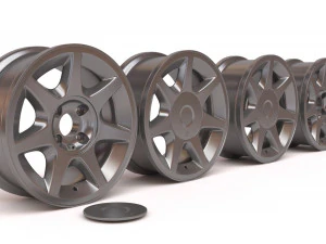 Ford-RS 7 rim concave printable 3D Print Model