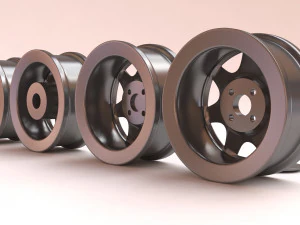 Ford-RS 7 rim concave printable 3D Print Model
