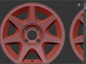 Ford-RS 7 rim concave printable 3Dプリントモデル