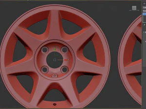 Ford-RS 7 rim concave printable 3D Print Model