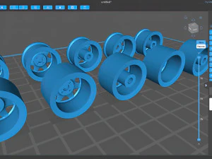 Ford-RS 7 rim concave printable 3D Print Model