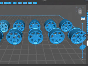 Ford-RS 7 rim concave printable 3D Print Model
