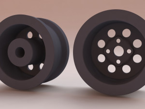 Capri Pepper Pot rims printable Modello di stampa 3D
