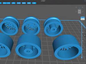 Sierra Sapphire Cosworth rim printable 3D प्रिंट मॉडल