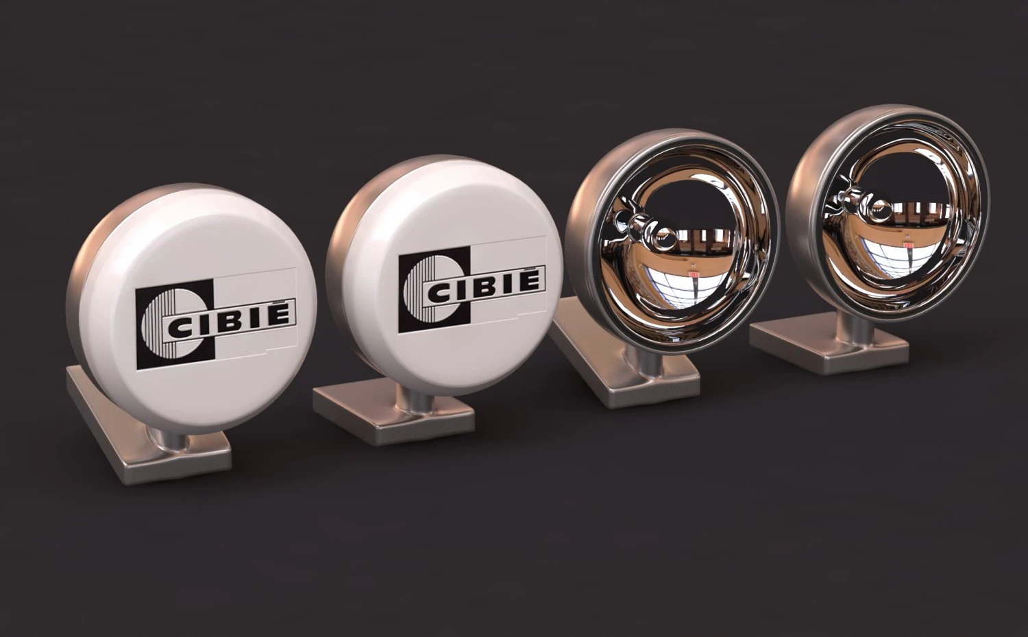 Rally Spotlights pack1 printable 3D Print Model .c4d .max .obj .3ds .fbx .stl .blend 