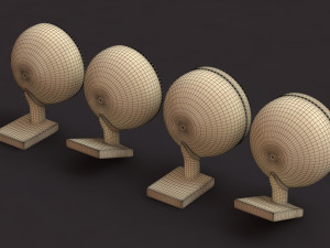 Rally Spotlights pack1 printable Model do druku 3D