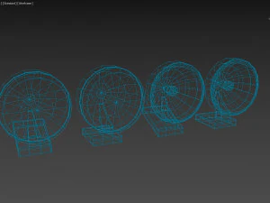 Rally Spotlights pack1 printable 3D Print Model