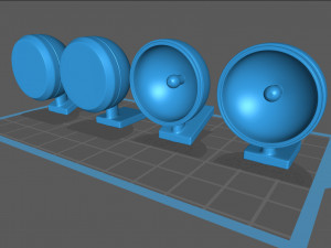 Rally Spotlights pack1 printable Model do druku 3D