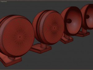 Rally Spotlights pack1 printable Model do druku 3D