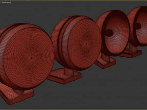 Rally Spotlights pack1 printable 3D Print Model