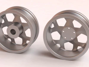 福特轮辋可打印 3D 打印模型