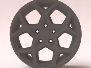 福特轮辋可打印 3D 打印模型