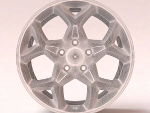 福特轮辋可打印 3D 打印模型