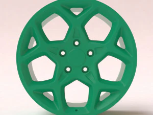 福特轮辋可打印 3D 打印模型