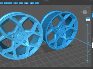 福特轮辋可打印 3D 打印模型
