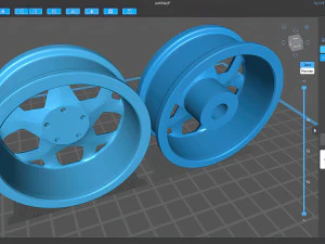 福特轮辋可打印 3D 打印模型