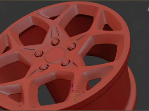 福特轮辋可打印 3D 打印模型