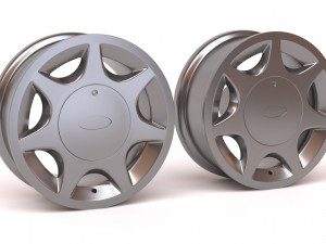 Ford-Capri 7 Spokes Alloy rim printaable Modelo de Impressão 3D