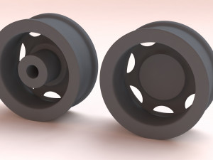 Ford-Capri 7 Spokes Alloy rim printaable Modelo de Impressão 3D