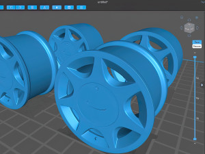 Ford-Capri 7 Spokes Alloy rim printaable Modelo de Impressão 3D