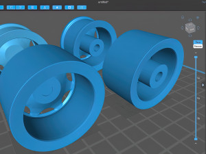 Ford-Capri 7 Spokes Alloy rim printaable Modelo de Impressão 3D