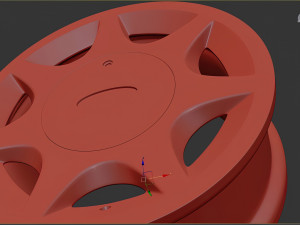 Ford-Capri 7 Spokes Alloy rim printaable Modelo de Impressão 3D