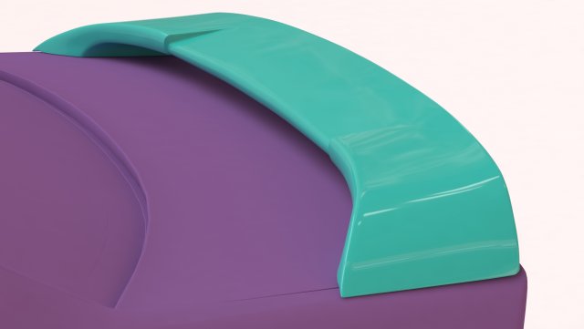 M3 E36 Spoiler Modelo de Impressão 3D .c4d .max .obj .3ds .fbx .stl .blend 