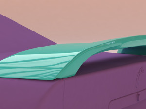 M3 E36 Spoiler Modelo de Impressão 3D