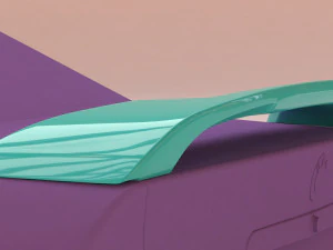 M3 E36 Spoiler 3D Print Model