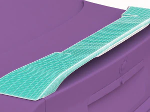 M3 E36 Spoiler 3D Print Model