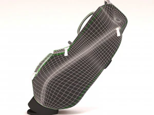 Golf Bag printable plus set of clubs 3D Print Model