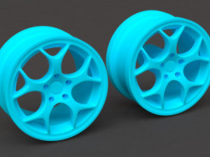 TSW Venom printable rim two versions 3D Принт Модель