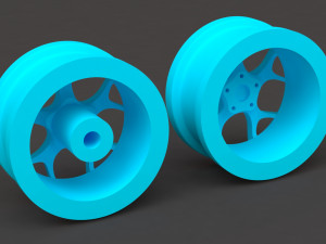 TSW Venom printable rim two versions 3D Принт Модель