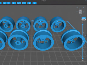 TSW Venom printable rim two versions 3D Принт Модель