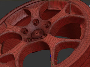 TSW Venom printable rim two versions 3D Принт Модель