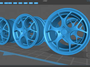 TSW Venom printable rim two versions 3D Print Model
