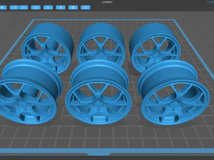 TSW Venom printable rim two versions 3D Print Model