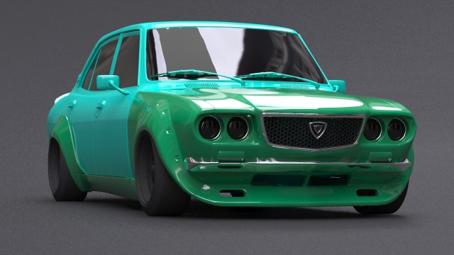 Mazda Capella RX-2 Rocket Bunny CUSTOM Print Kit Model Cetak 3D .c4d .max .obj .3ds .fbx .stl .blend 