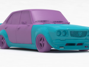Mazda Capella RX-2 Rocket Bunny CUSTOM Print Kit Model Cetak 3D