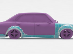 Mazda Capella RX-2 Rocket Bunny CUSTOM Print Kit Model Cetak 3D