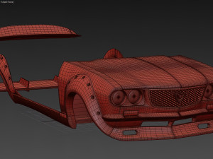Mazda Capella RX-2 Rocket Bunny CUSTOM Print Kit Model Cetak 3D
