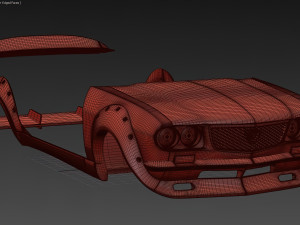 Mazda Capella RX-2 Rocket Bunny CUSTOM Print Kit Model Cetak 3D