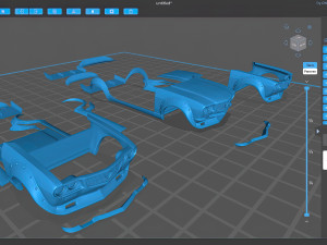 Mazda Capella RX-2 Rocket Bunny CUSTOM Print Kit Model Cetak 3D