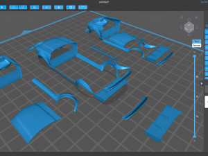 Mazda Capella RX-2 Rocket Bunny CUSTOM Print Kit Model Cetak 3D